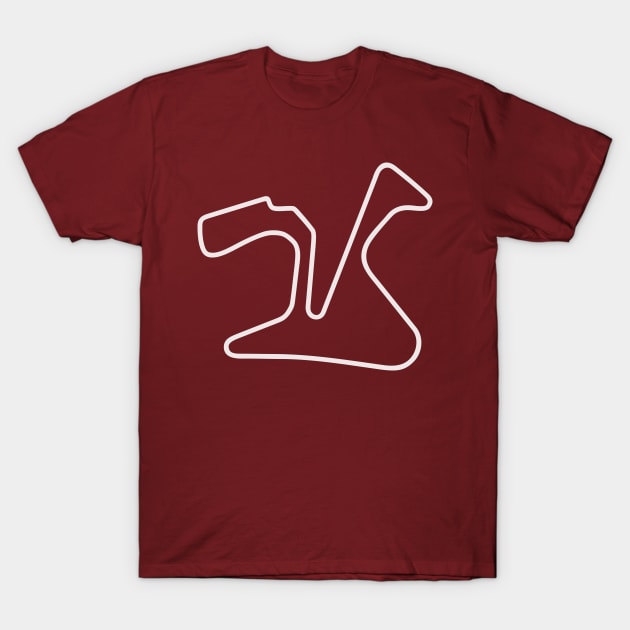 Circuito de Jerez [outline] T-Shirt by sednoid